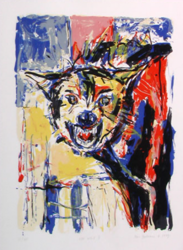 serigraphie Ede-Wolf-2 1995 76x56