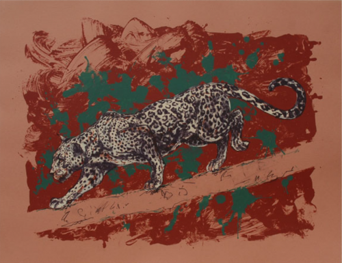 serigraphie wild-walking-4 2011 70x90